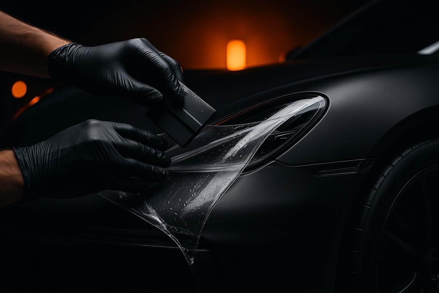 A certified ULTRASHIELD installer at work